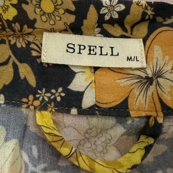 Spell Yellow and Black Kimono - Picture 8 of 8